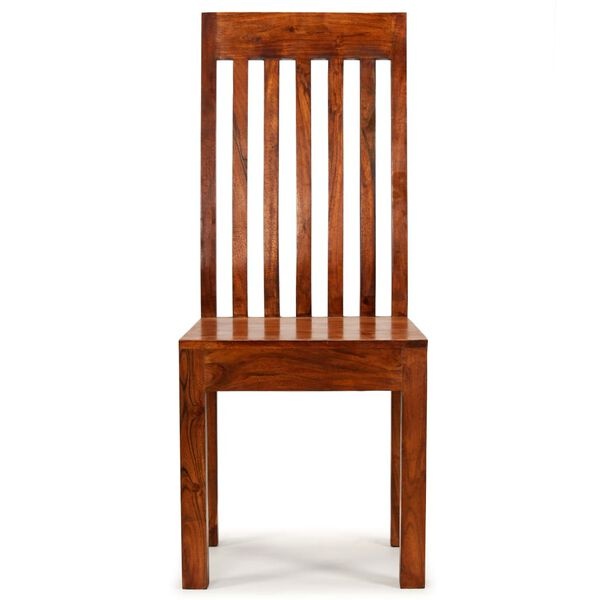 Vidaxl Lot de 2 chaises en bois d'acacia massif - Finition miel - 35% de remise