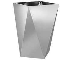 Vidaxl Jardinière en acier galvanisé 50x50x75 cm - 34% de remise