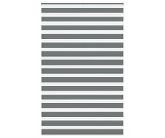 Vidaxl Store enrouleur jour nuit gris, 150x230 cm - 33% de remise