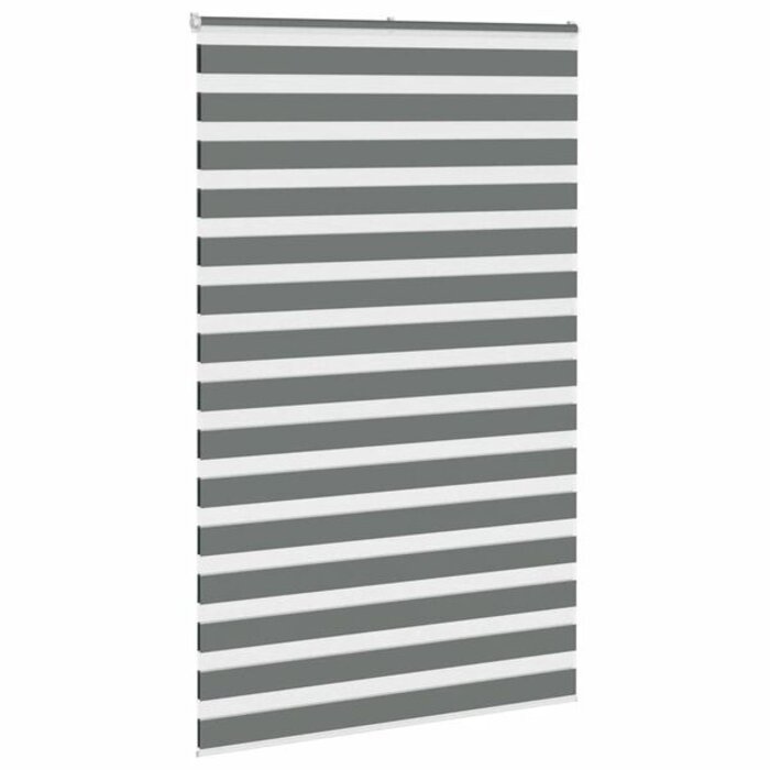 Vidaxl Store enrouleur jour nuit gris, 150x230 cm - 33% de remise