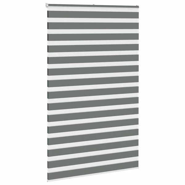 Vidaxl Store enrouleur jour nuit gris, 150x230 cm - 33% de remise