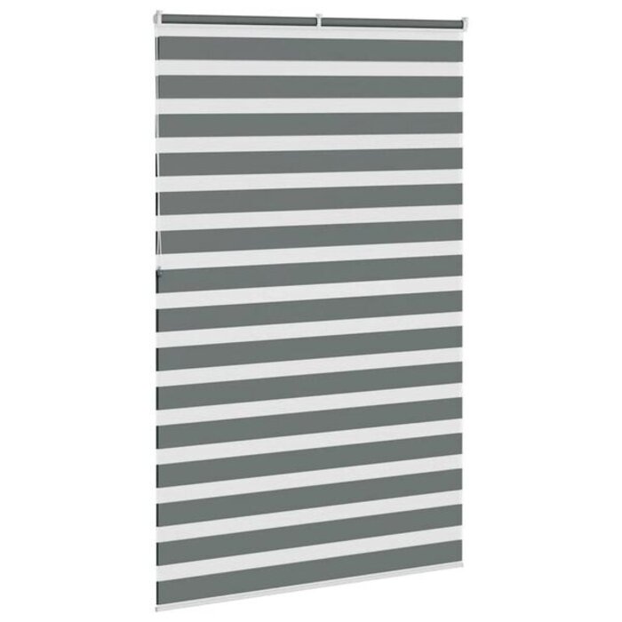 Vidaxl Store enrouleur jour nuit gris, 150x230 cm - 33% de remise