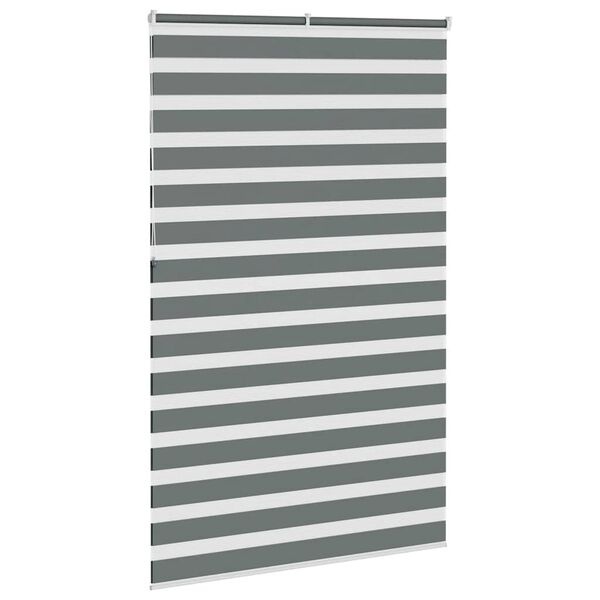Vidaxl Store enrouleur jour nuit gris, 150x230 cm - 33% de remise