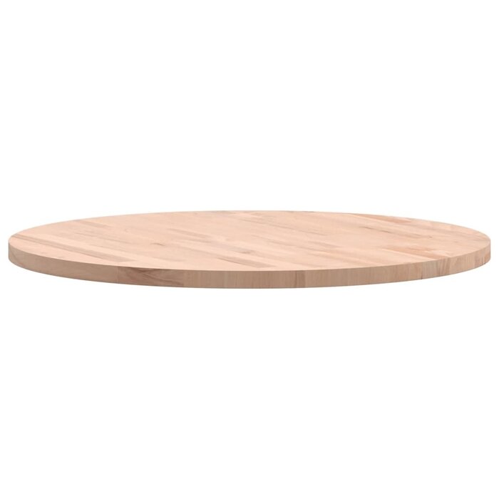 Vidaxl Plateau de table rond en hêtre massif Ø70 cm - 34% de remise