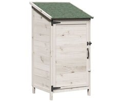 Vidaxl Abri de jardin en épicéa blanc 59,5x56x113,5 cm - 34% de remise
