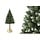 Sapin de Noël 220 cm aspect givré et tronc naturel - 8% de remise