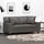Lot de 2 coussins en similicuir gris 40x40 cm - 30% de remise
