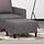 Repose-pieds 60x50x41 cm en similicuir gris - 32% de remise