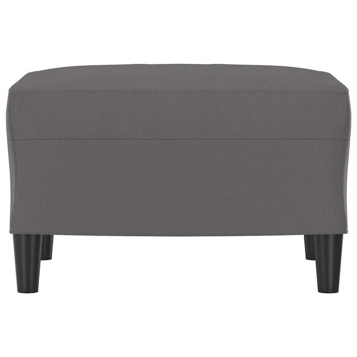 Vidaxl Repose-pieds 60x50x41 cm en similicuir gris - 32% de remise