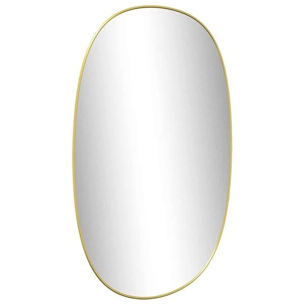 Vidaxl Miroir mural doré 80x50 cm - Design minimaliste - 53% de remise