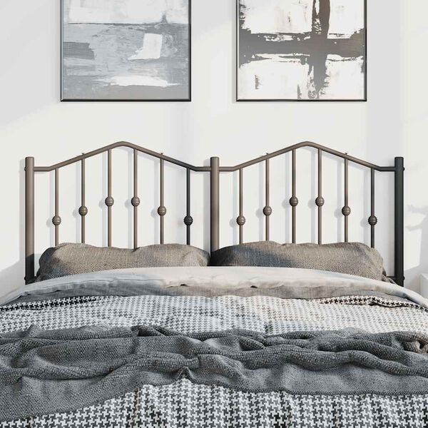 Tête de lit en acier noir 135 cm - 36% de remise