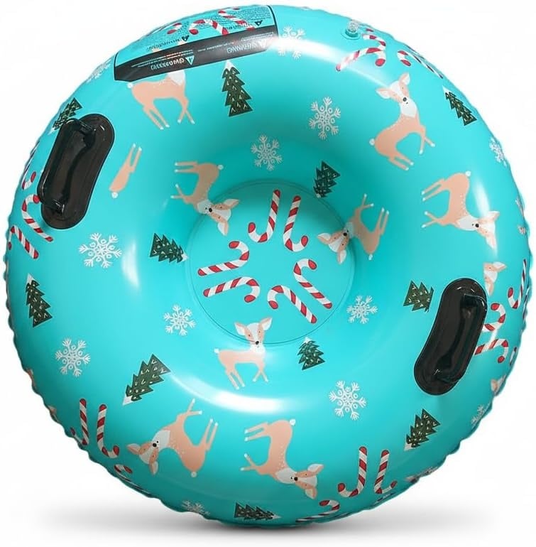Bouée gonflable pour neige 90 cm - Vert - 16% de remise