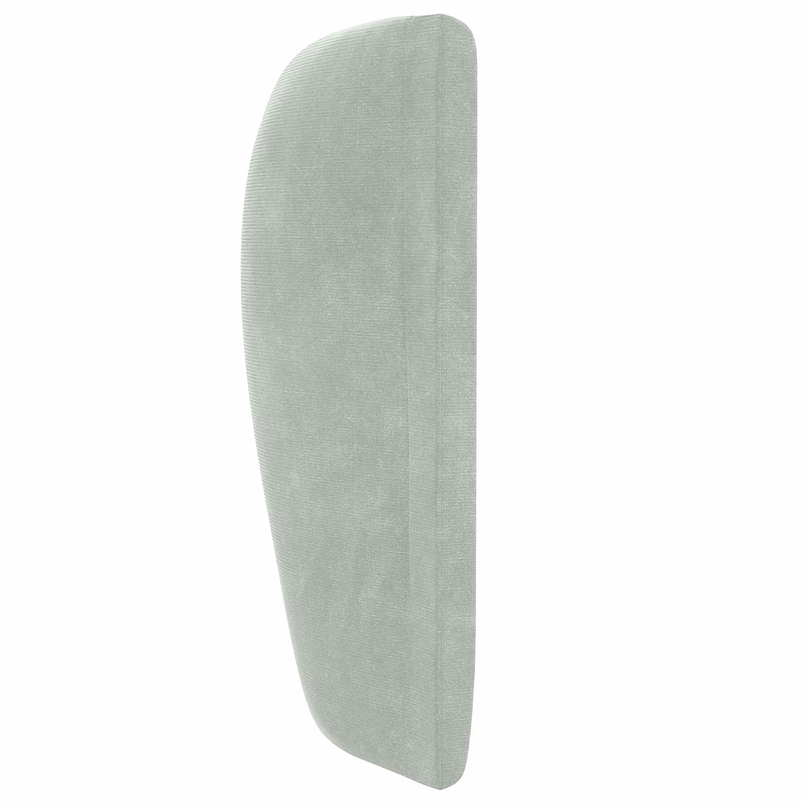 Tête de lit en velours gris clair - 16% de remise - Déballé
