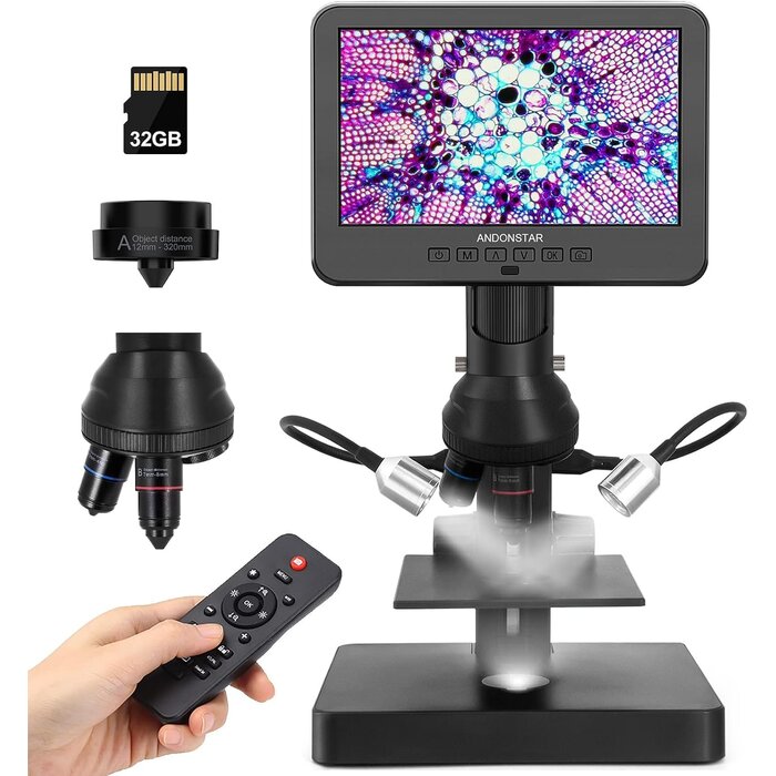 Microscope Numérique 10,1" 4080x UHD 2160p - 25% de remise