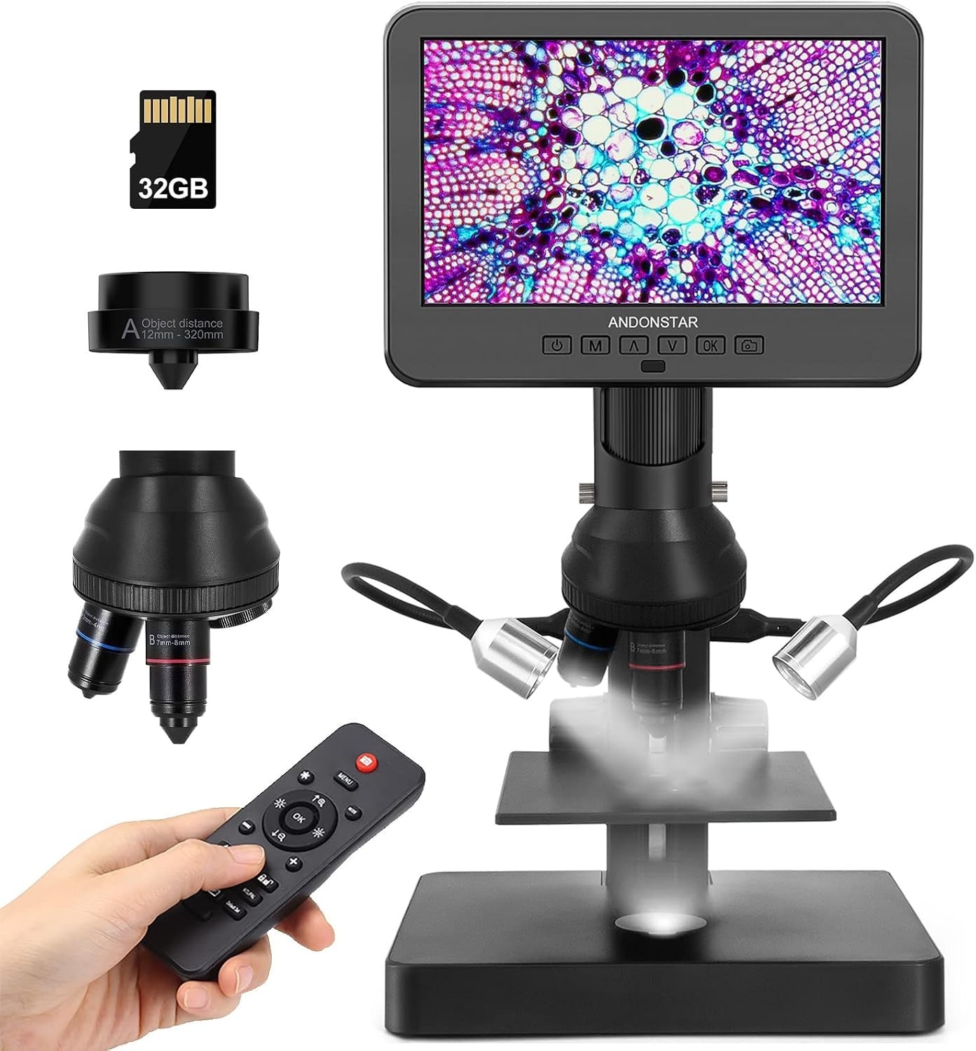 Microscope Numérique 10,1" 4080x UHD 2160p - 25% de remise