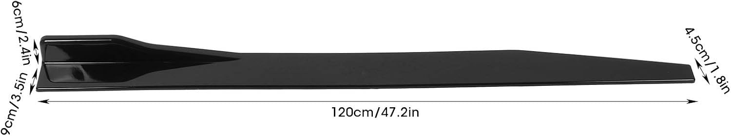Bas de caisse universels - 120 cm - Noir brillant - 21% de remise