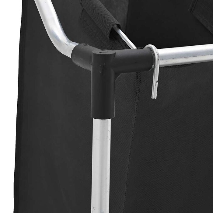Trieur de linge 4 compartiments Gris taille L - 23% de remise