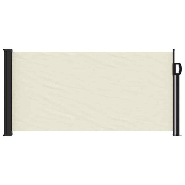 Pare-soleil latéral rétractable 100 x 300 cm Crème - 19% de remise