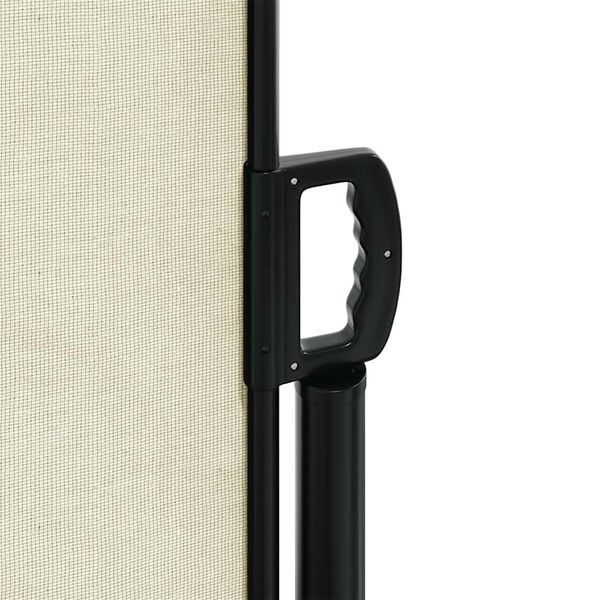 Paravent rétractable 140x600 cm crème - 24% de remise