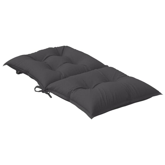 Lot de 4 coussins pour chaise à dossier bas anthracite - 24% de remise