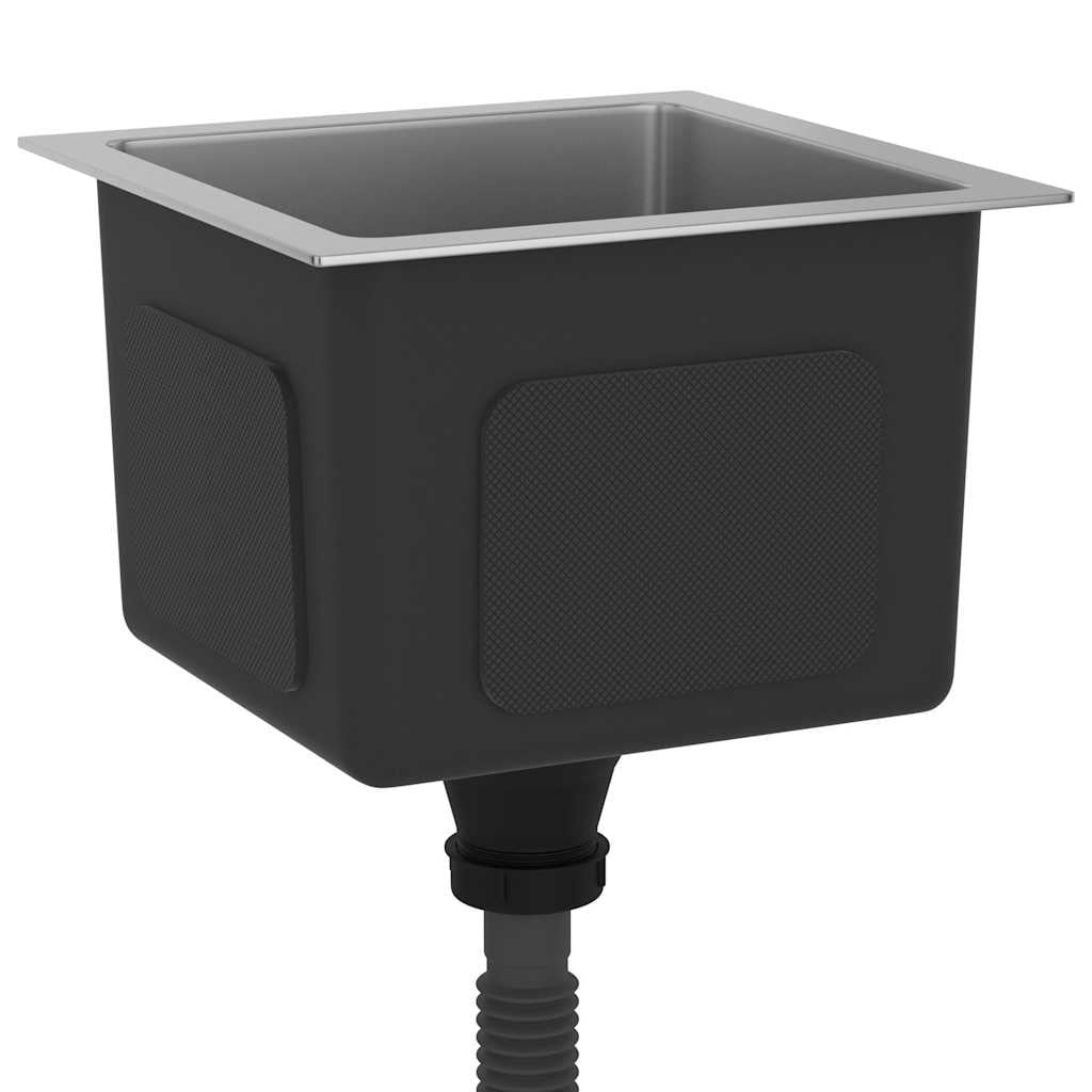 Évier de cuisine en acier inoxydable Chrome, taille S - 24% de remise