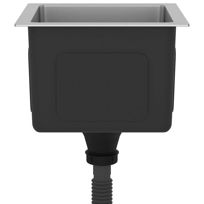 Évier de cuisine en acier inoxydable Chrome, taille S - 24% de remise