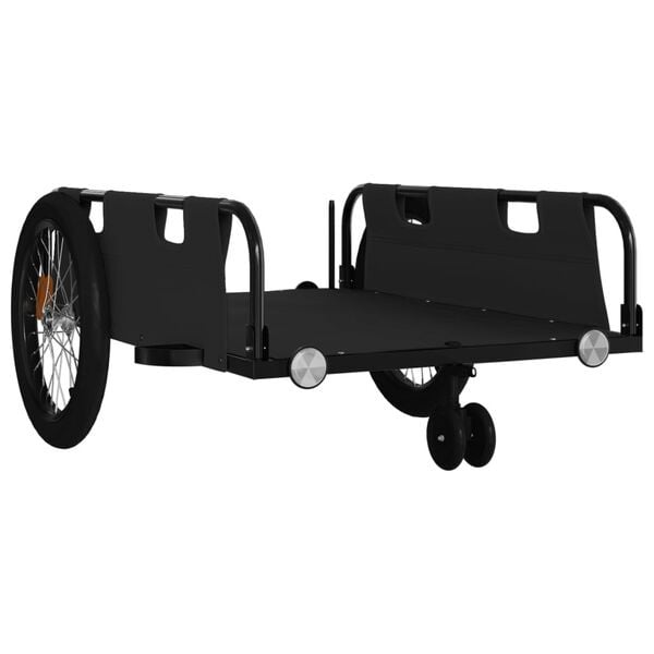 Remorque de vélo robuste - 45 kg - Noir - 24% de remise