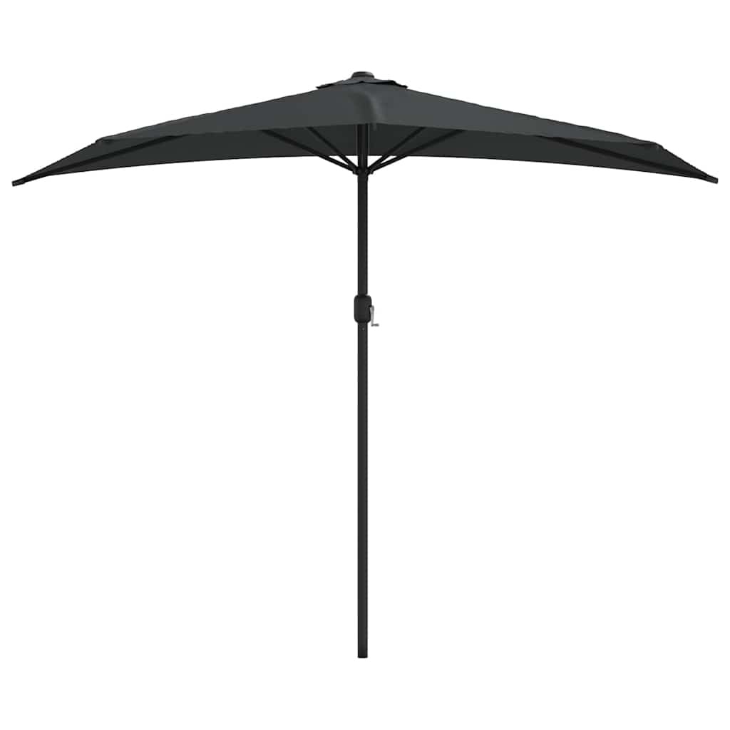 Parasol de balcon demi-lune anthracite 270 cm - 23% de remise