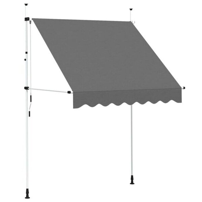 Store banne manuel rétractable 200 cm anthracite - 24% de remise