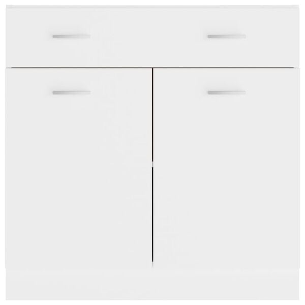 Meuble bas de cuisine Lyon blanc avec tiroir - 80x46x81,5 cm - 25% de remise