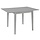 Table à manger extensible gris 80-120cm - 25% de remise