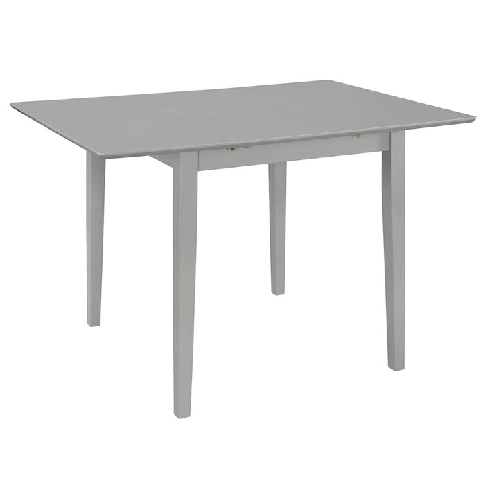 Table à manger extensible gris 80-120cm - 25% de remise