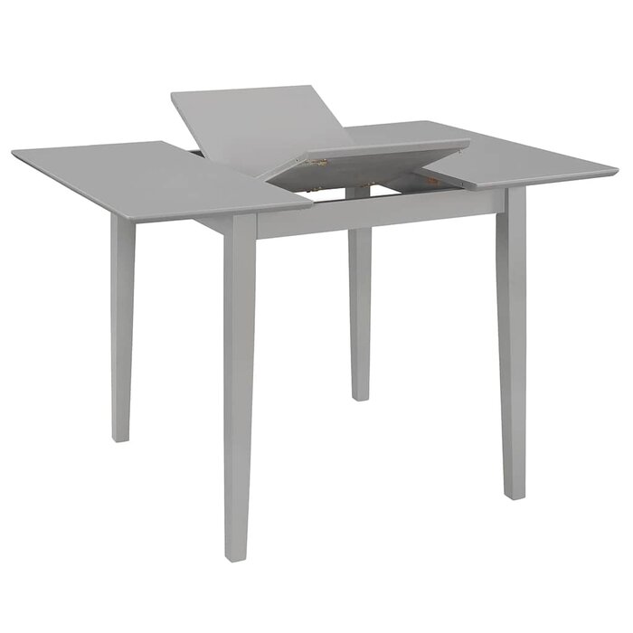Table à manger extensible gris 80-120cm - 25% de remise
