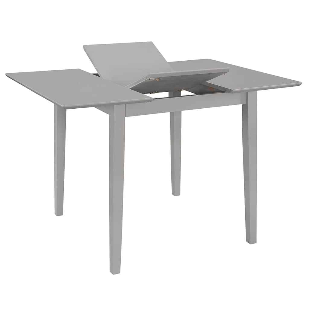 Table à manger extensible gris 80-120cm - 25% de remise