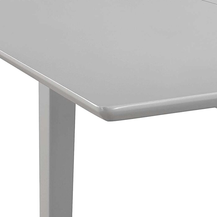 Table à manger extensible gris 80-120cm - 25% de remise