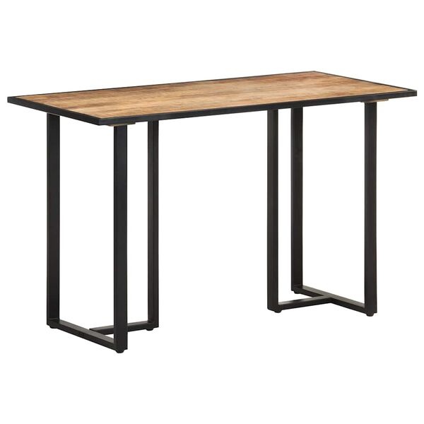 Table à manger 120 cm en bois de manguier brut - 25% de remise