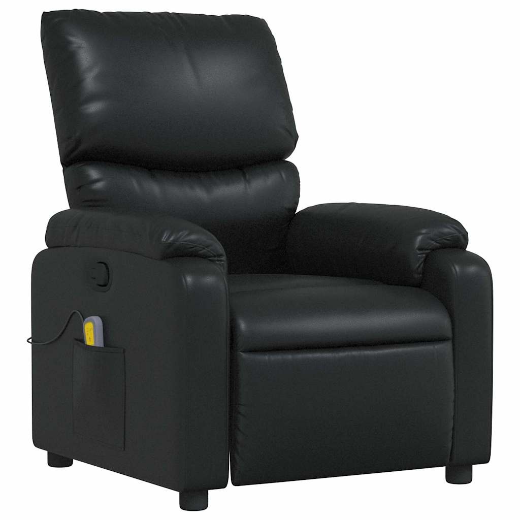 Fauteuil de massage inclinable noir - 25% de remise