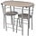 Ensemble table de bar et 2 chaises - 25% de remise - 80 x 53 x 74 cm
