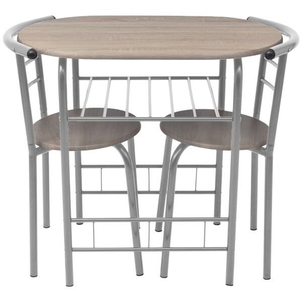 Ensemble table de bar et 2 chaises - 25% de remise - 80 x 53 x 74 cm