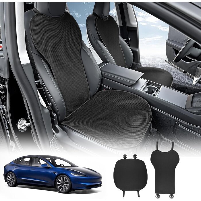 Housse siège avant en soie glacée compatible avec Tesla Model 3 2024 - 18% remise