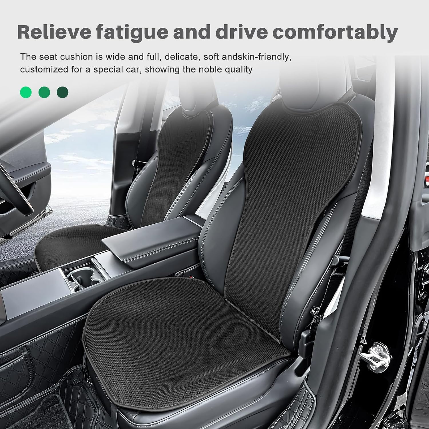 Housse siège avant en soie glacée compatible avec Tesla Model 3 2024 - 18% remise