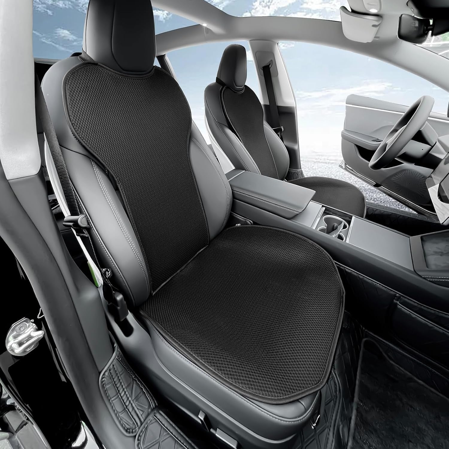 Housse siège avant en soie glacée compatible avec Tesla Model 3 2024 - 18% remise