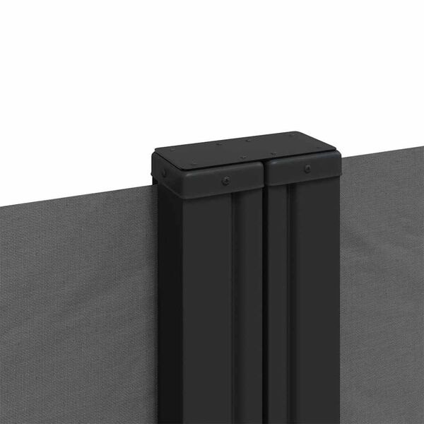 Paravent latéral rétractable 100 x 600 cm anthracite - 25% de remise