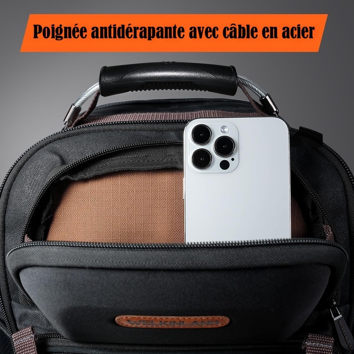 Sac à dos pour outils 45L - 76 compartiments - 25% de remise