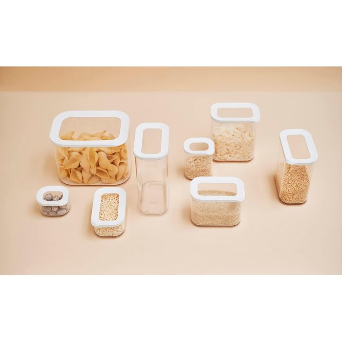 Set de 7 boîtes de conservation Modula - Blanc - 23% de remise