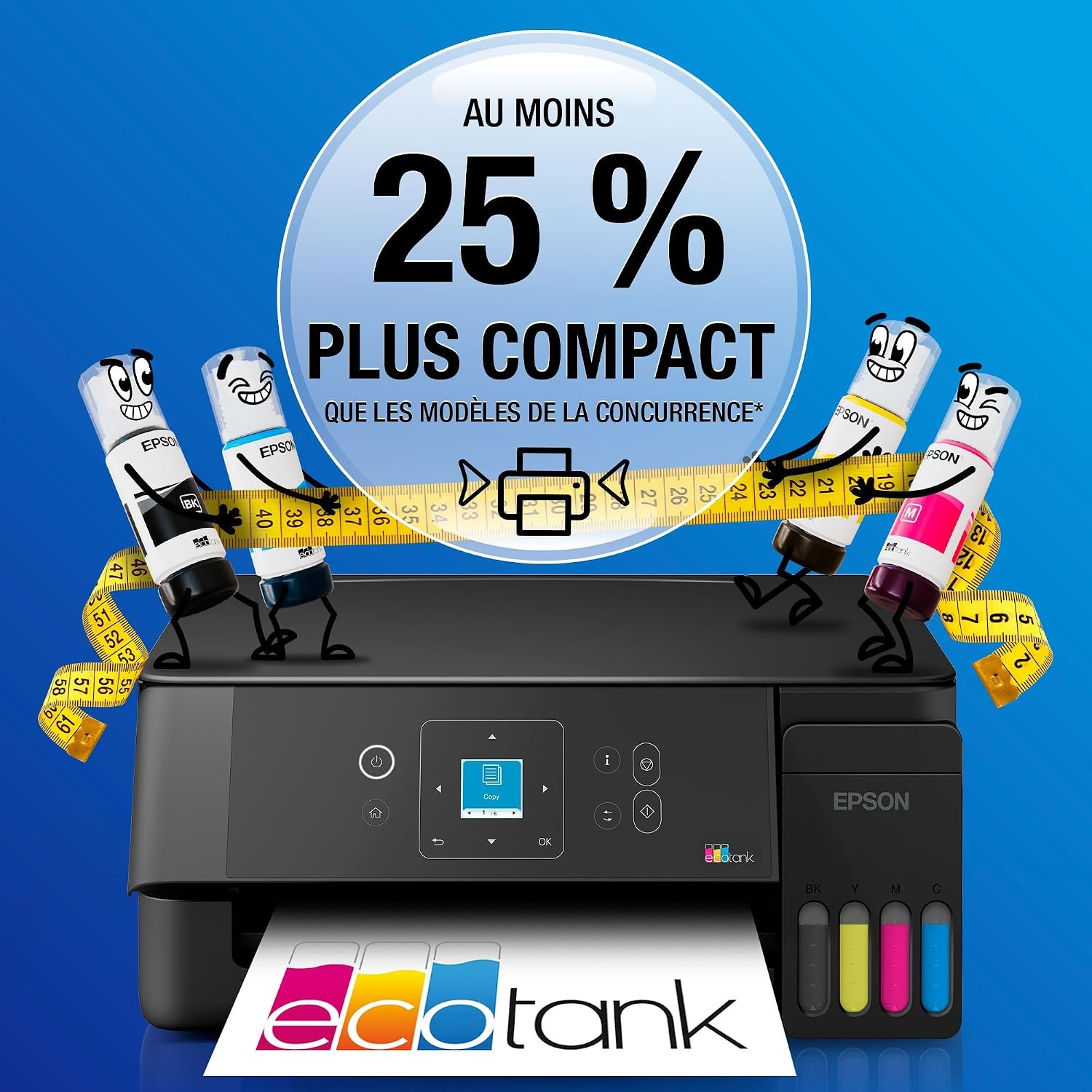 Imprimante multifonction EcoTank ET-2922 noir taille M - 20% de remise