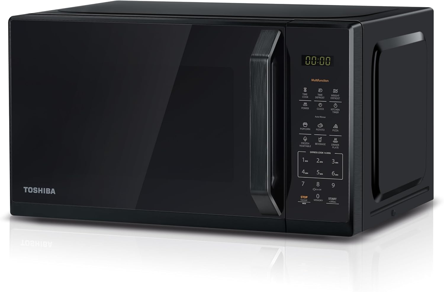 Micro-ondes numérique 20L 800W Noir Miroir - 25% de remise