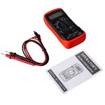 Vloer-verwarming.com Digitales Multimeter mit LCD-Display – elektronisches Messgerät – Rot