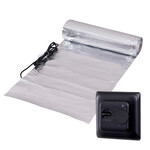 Pro-mat Kit complet de chauffage au sol électrique par film, 150 watts avec thermostat analogique.