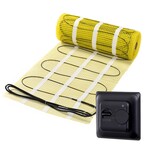 Pro-mat Pro-series Complete set, available in various sizes, 150 watts per m², with analogue thermostat.